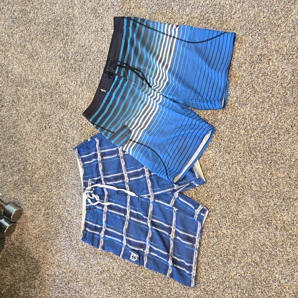 Two Men's Swim Shorts